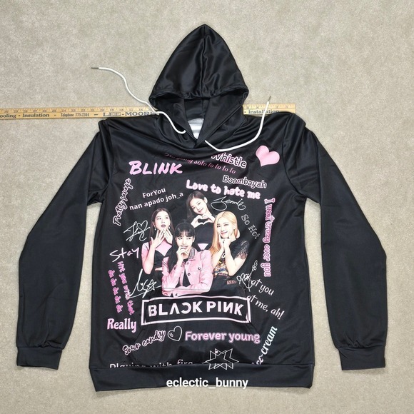 BLACKPINK Kpop All Over Print Hoodie BlackPink Graphic Kpop Merch BLINK Fan Gift - Picture 5 of 6